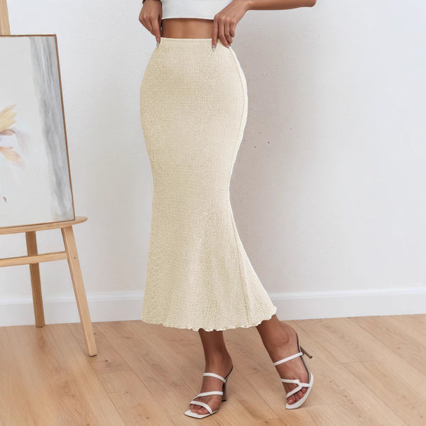 Chic Mermaid Midi Skirt