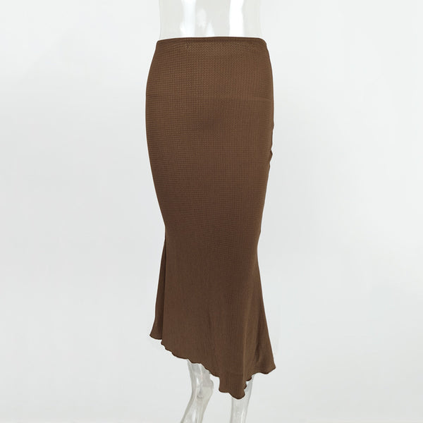 Chic Mermaid Midi Skirt